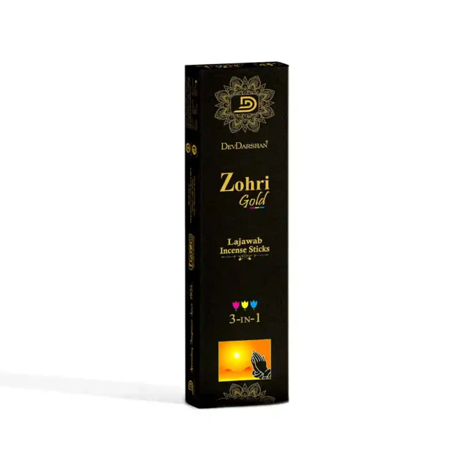 Zohri-Gold-3-in-1-Incense-Sticks-DevDarshan.webp