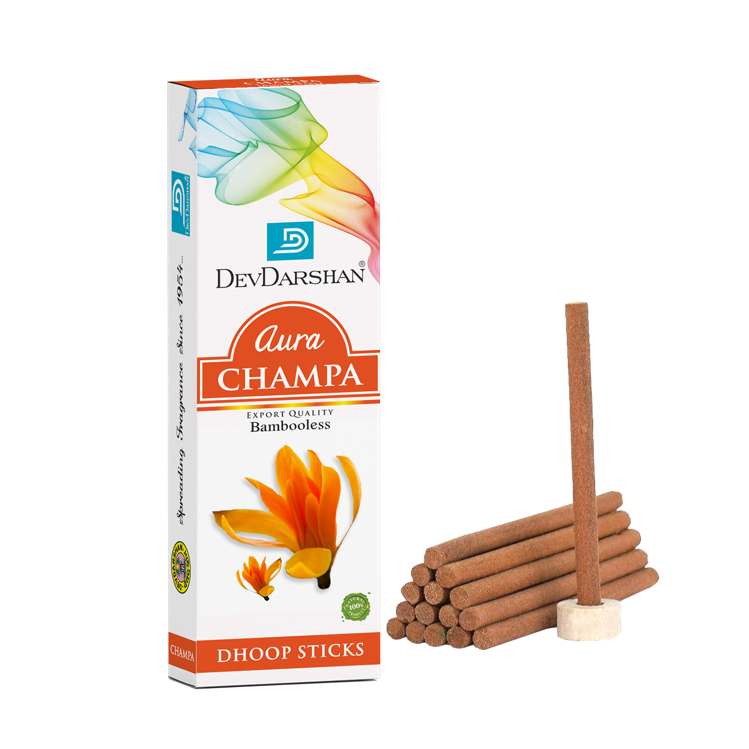 Aura Dry Dhoop Sticks (10 Sticks) Champa