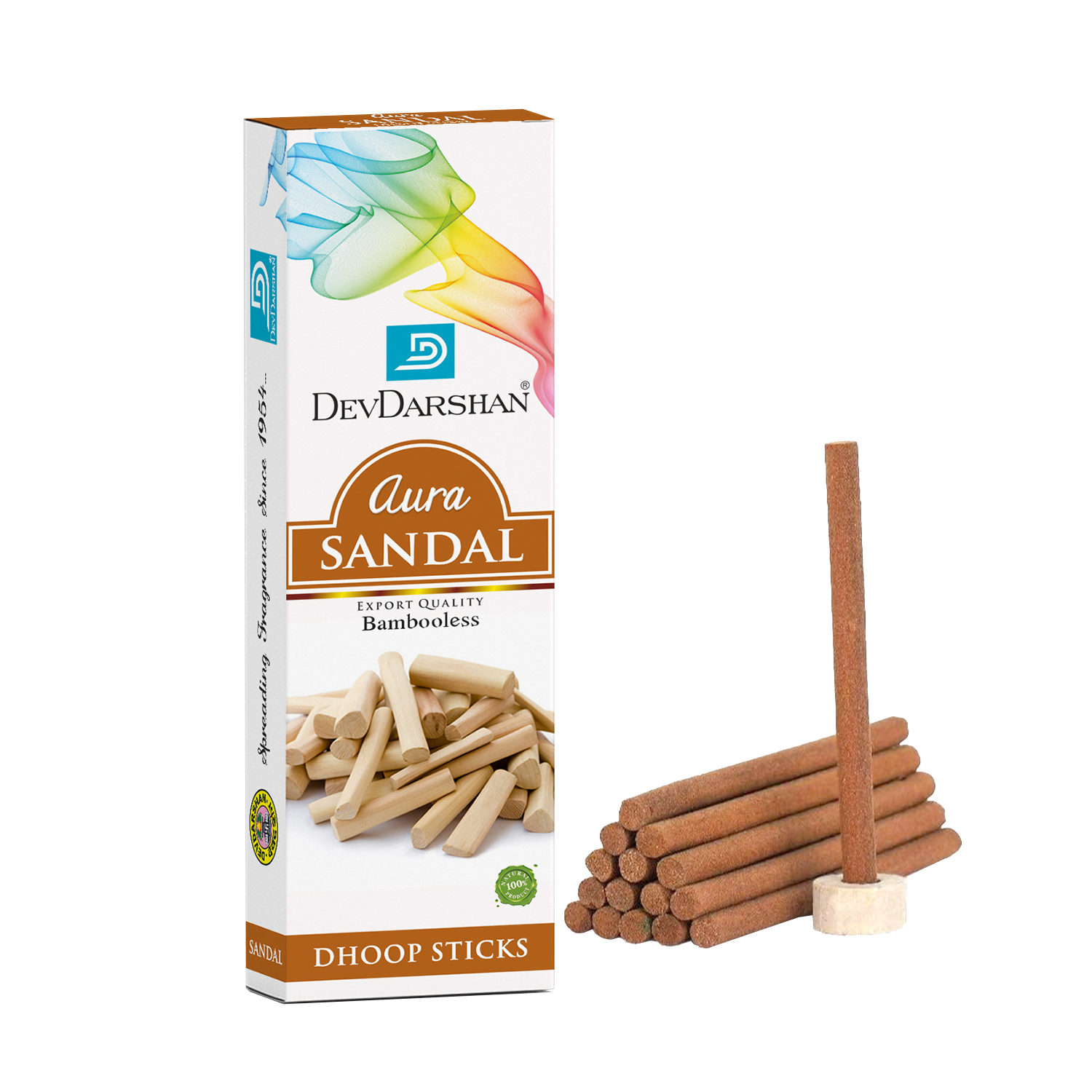 Aura Dry Dhoop Sticks (10 Sticks) Sandal
