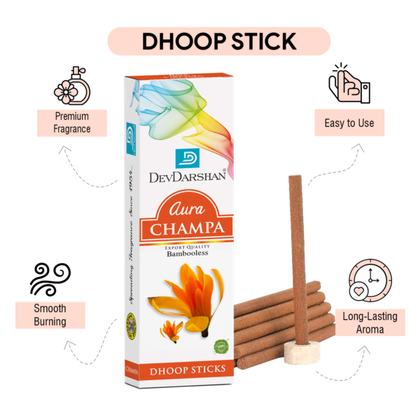 Aura Dry Dhoop Sticks Champa