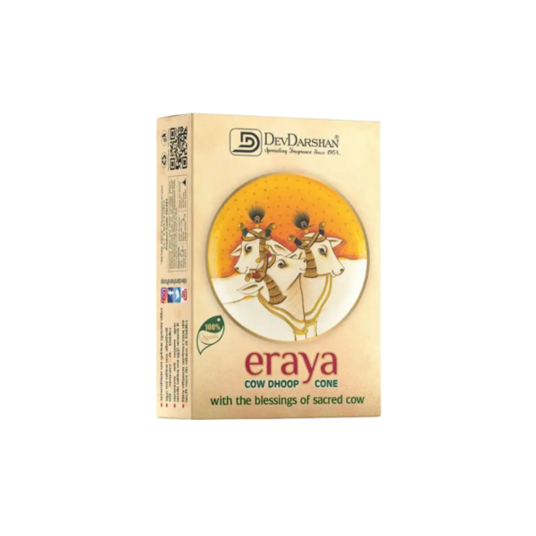 Eraya Cow Dung Dhoop Cone (18 Sticks)