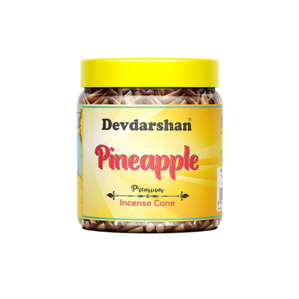 Pineapple Dhoop Cone Jar (100g)