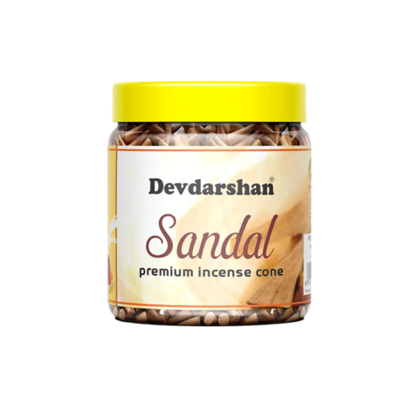 Sandal Dhoop Cone Jar (100g)