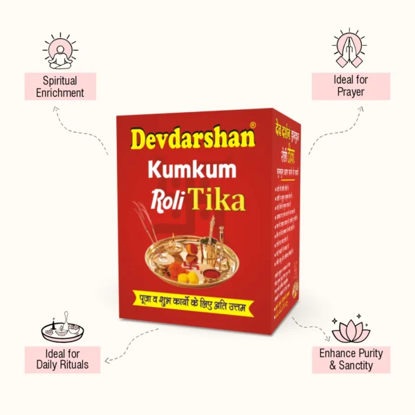 Kumkum Roli Wet Tika (40g) - Image 2
