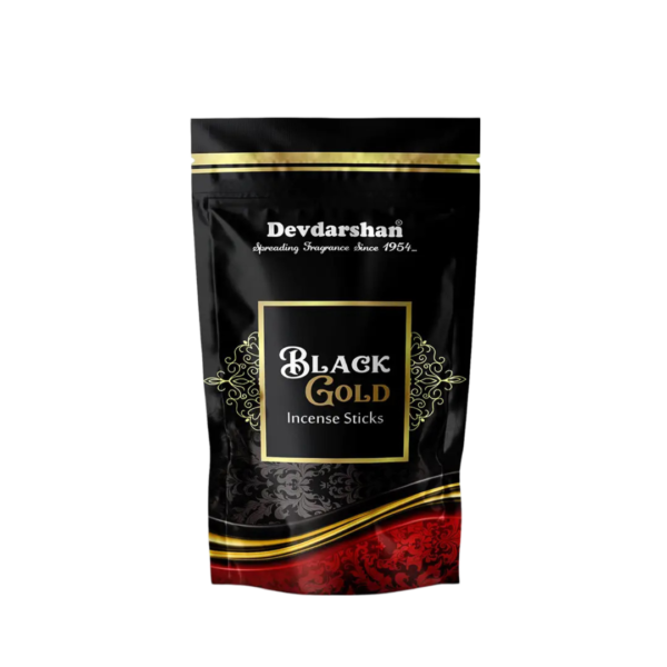 Black Gold Incense Sticks Pouch (130g)