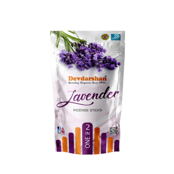 Lavender and Rose 2 in 1 Incense Sticks Pouch (150g)