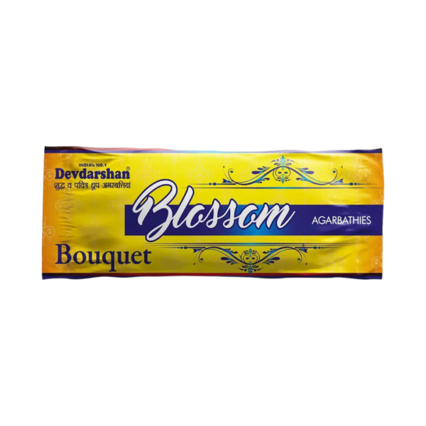 Divine Blossom Bouquet Incense Sticks Pouch (18g)