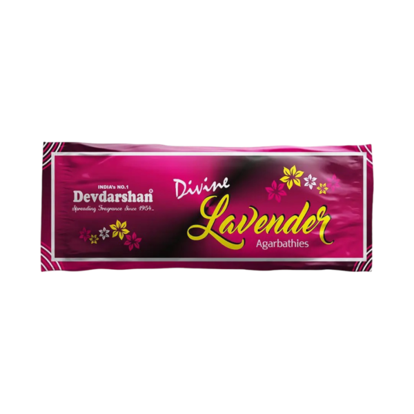 Divine Lavender Incense Sticks Pouch (18g)