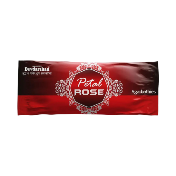 Divine Petal Rose Incense Sticks Pouch (18g)