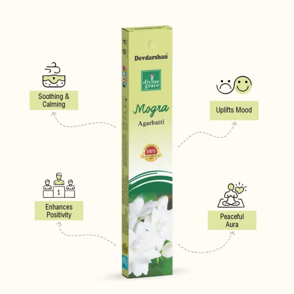 Mogra Divine Grace Incense Sticks (15g) - Image 2