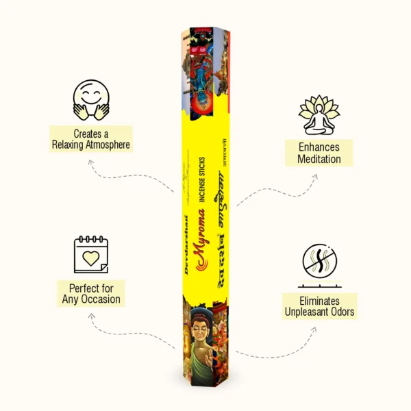 Myroma Incense Sticks Hexa Pack (20g) - Image 2