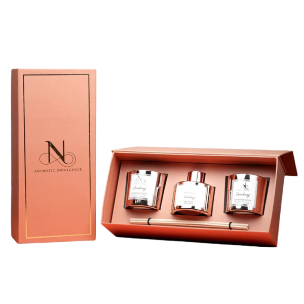 Oudh Noir Reed Diffuser and Candles Combo