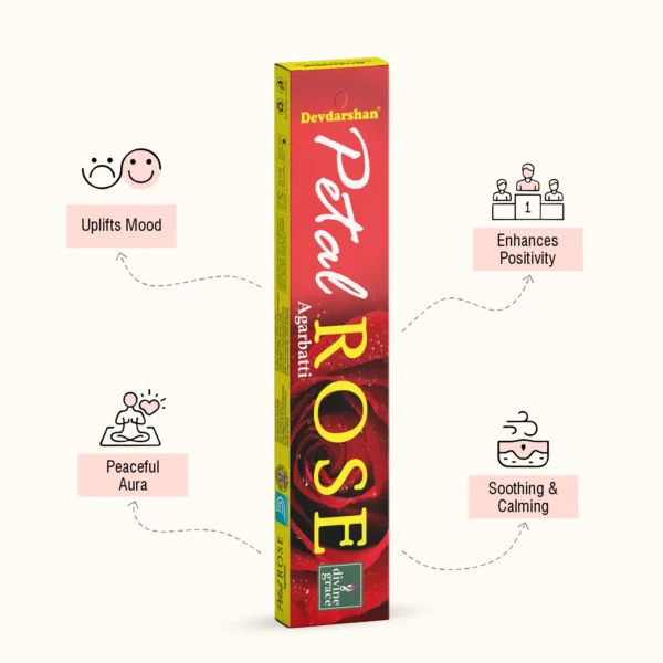 Petal Rose Divine Grace Incense Sticks (15g) - Image 2