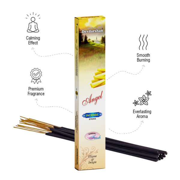 Sandal Angel Incense Sticks (20g) - Image 2