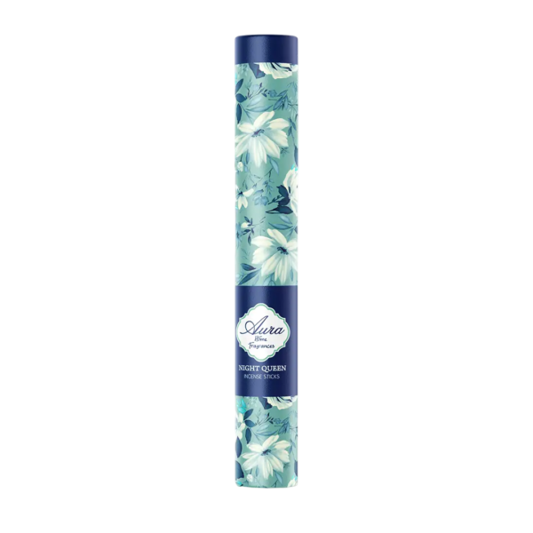 Aura Night Queen Incense Sticks Tube Pack (40 Sticks)