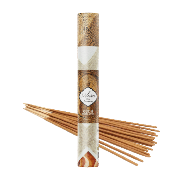 Aura Oudh Incense Sticks Tube Pack (40 Sticks) - Image 2