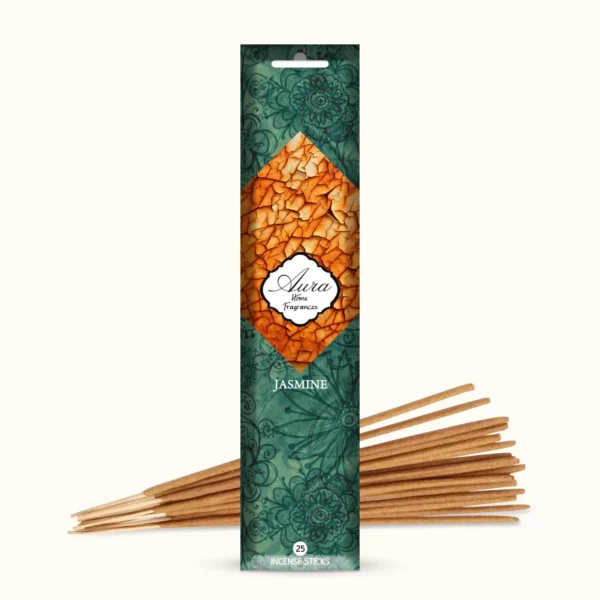 Aura Jasmine Incense Sticks Sleeve Pack (25 Sticks)