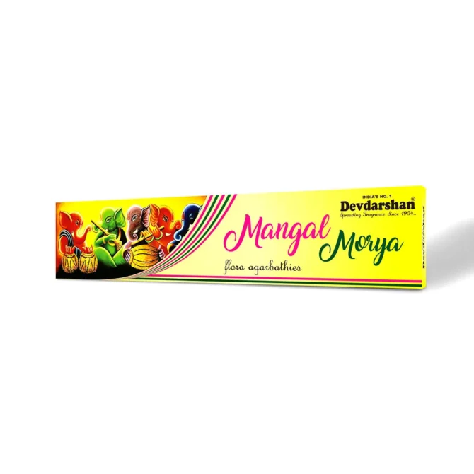 Mangal-Morya-20g-Flora-Incense-Sticks-DevDarshan