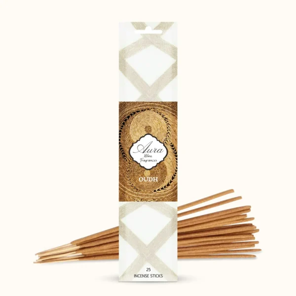 Aura Oudh Incense Sticks Sleeve Pack (25 Sticks)