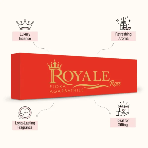 Rose Royale Flora Incense Sticks (250g) - Image 2