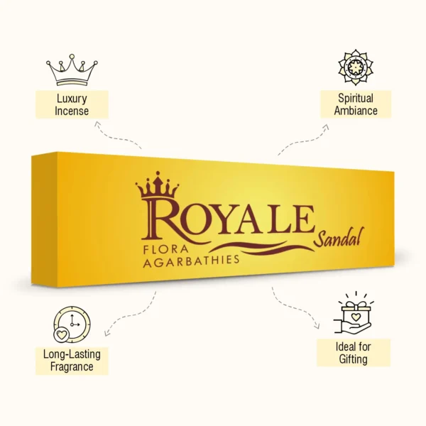 Sandal Royale Flora Incense Sticks (250g) - Image 2