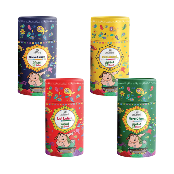 Holi Herbal Gulaal Combo (Pack of 4)