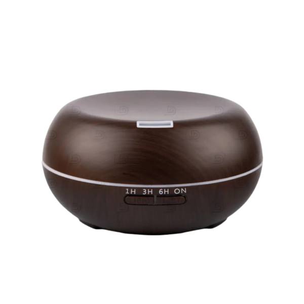 Ultrasonic Aroma Diffuser Round (500ml) Brown