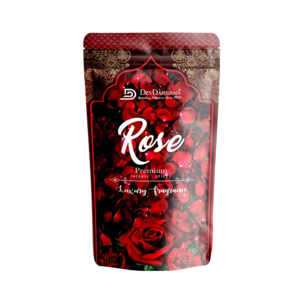 Rose Premium Incense Sticks Pouch (100g)