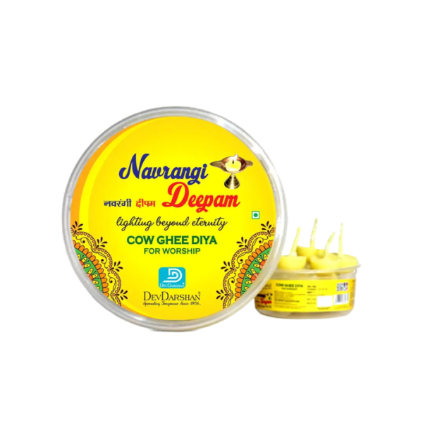 Navrangi Deepam Cow Ghee Diya Batti