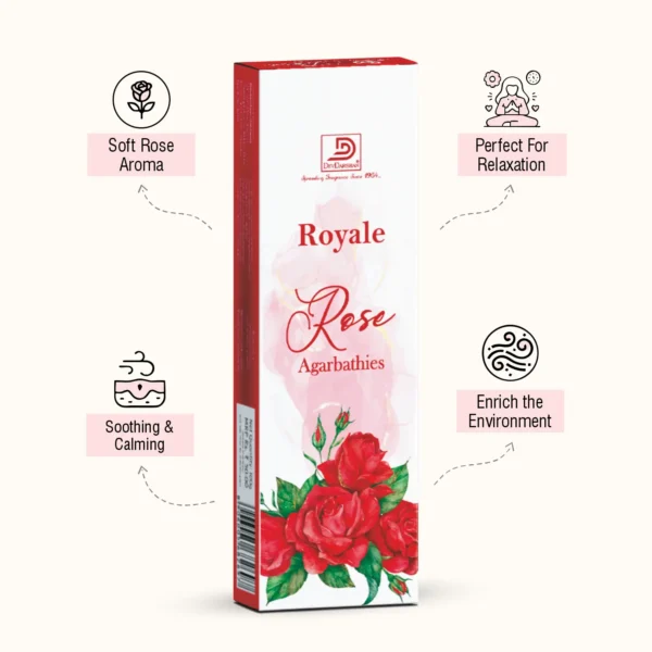 Royale Rose Incense Sticks - Image 2