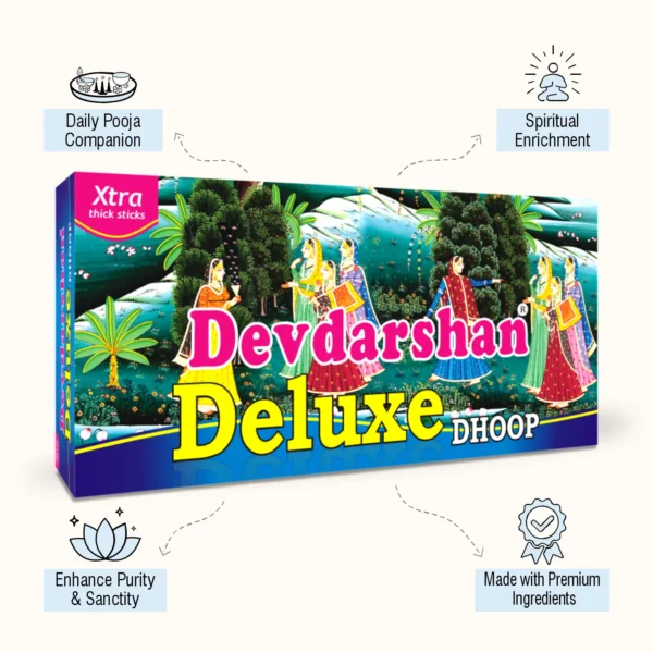 Deluxe Xtra Thick Wet Dhoop Sticks (10 Sticks) - Image 2