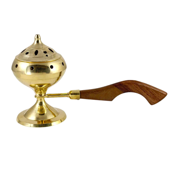 Lubaan Daan Incense Burner (Size No 2) with Wooden Handle