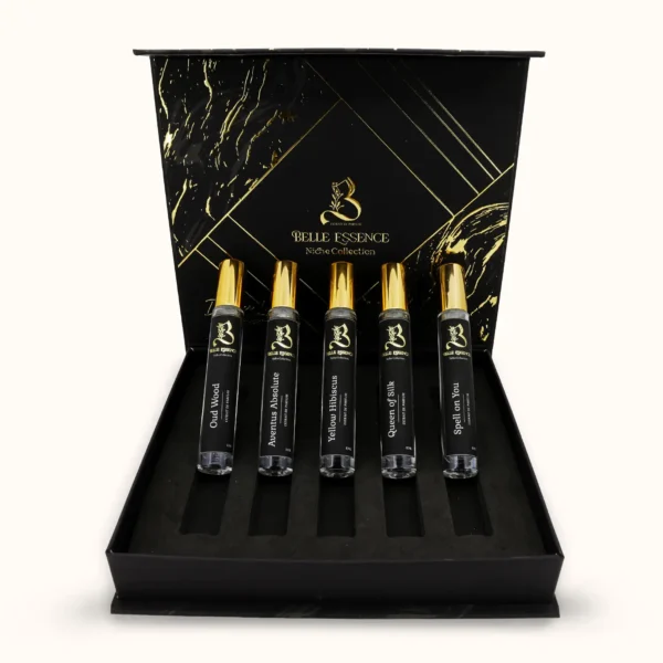 Belle Essence Parfum Gift Pack (Pack of 5 Parfums 10ml Each) - Image 2