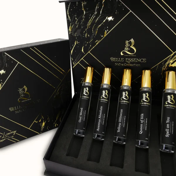 Belle Essence Parfum Gift Pack (Pack of 5 Parfums 10ml Each) - Image 3